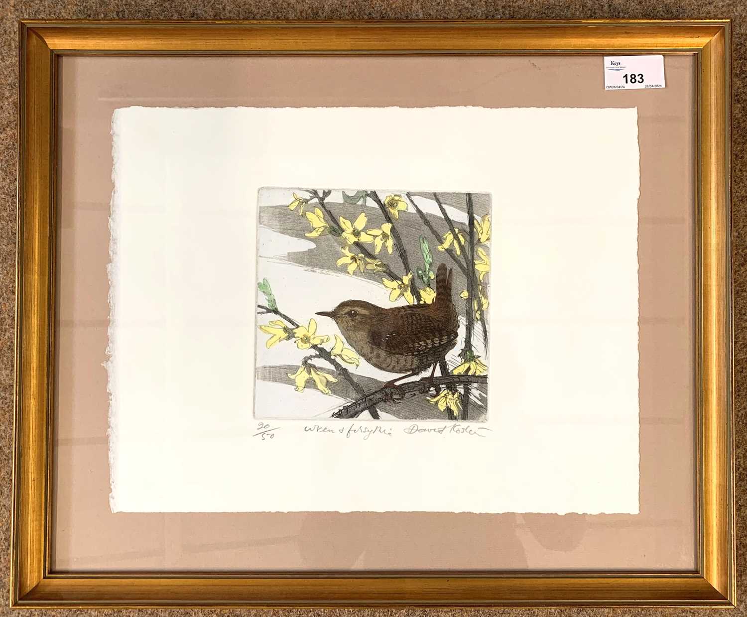 Lot 183 - David Koster (British,1926-2014), 'Wren and...