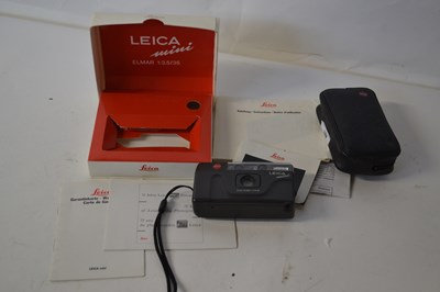 Lot 487 - Camera and Photography Interest - A Leica mini...