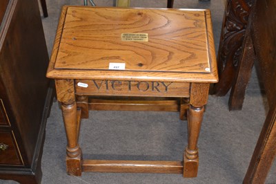 Lot 497 - Simpsons of Norfolk, a small oak stool made...