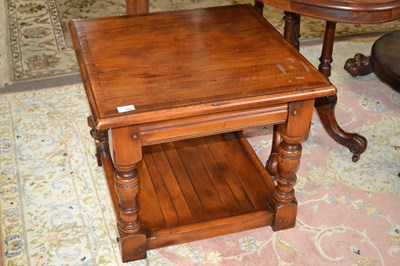 Lot 592 - A good quality reproduction coffee table of...