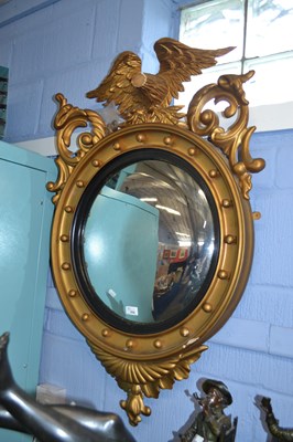 Lot 357 - A reproduction Georgian style gilt wood...