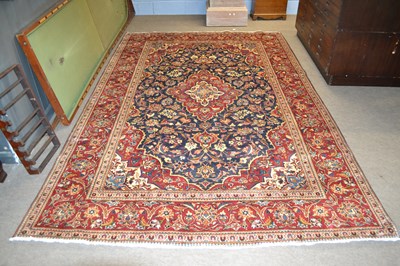 Lot 589 - A Modern Iranian Kashan rug with large central...