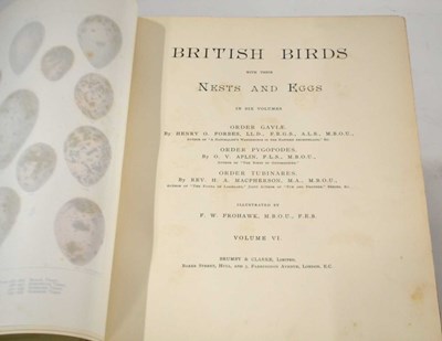 Lot 107 - Ornithology interest: Complete volume 1-6...