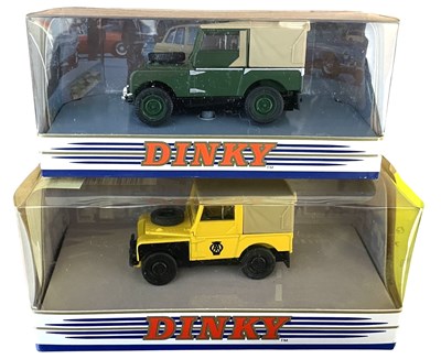 Lot 79 - A pair of boxed Dinky 1949 Landrovers, to...