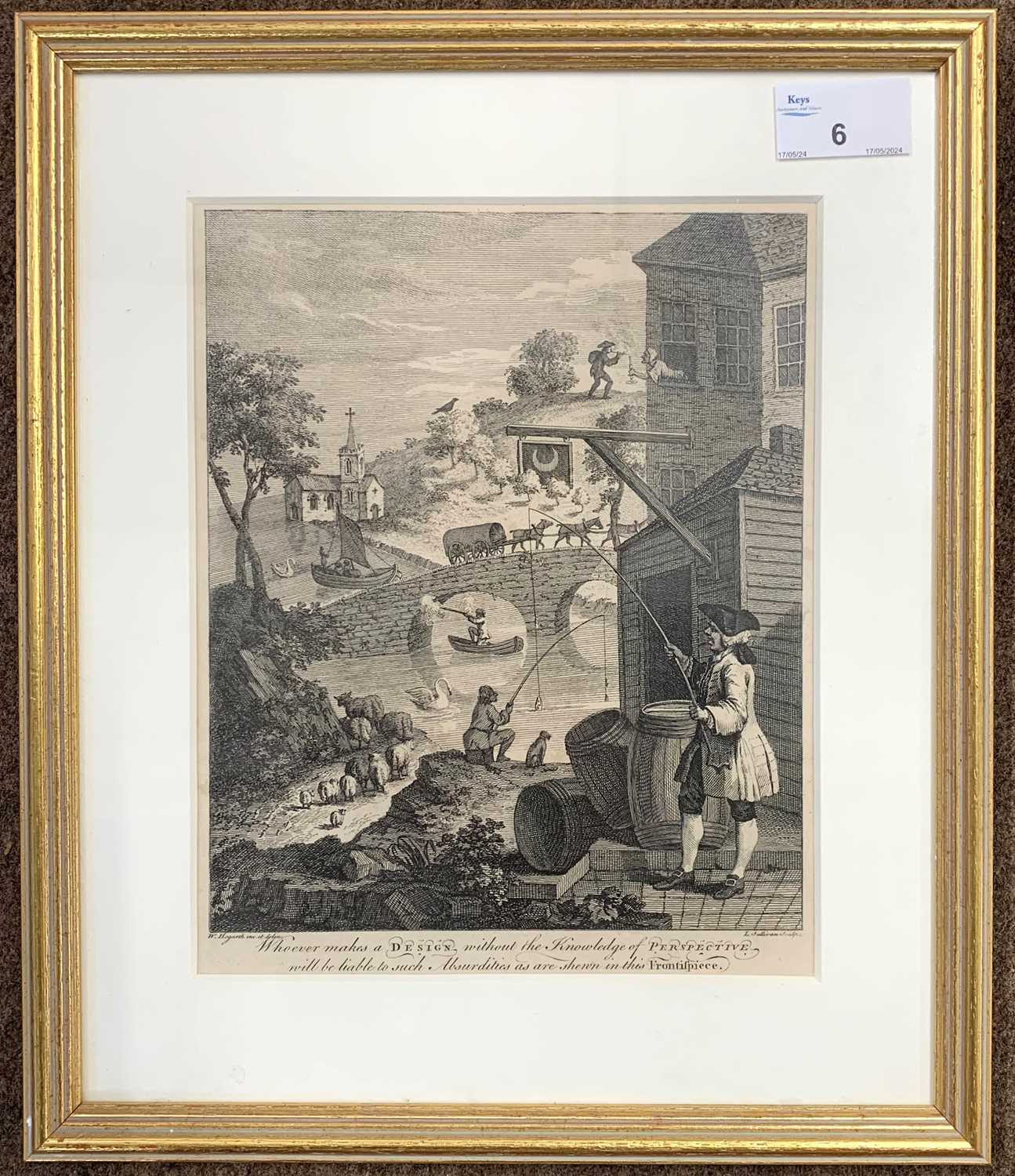 Lot 6 - Luke Sullivan (Irish, 1705-1711), Satire on...