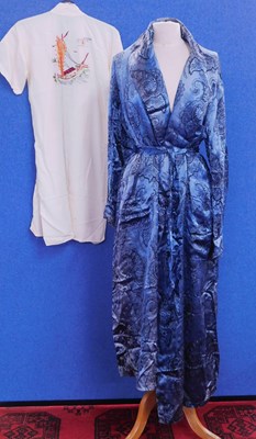 Lot 11 - An early/mid 20th century blue paisley kimono...