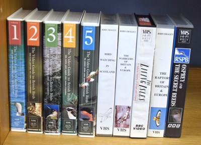 Lot 133 - Quantity of RSPB and various Bird VHS tapes to...