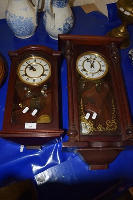 Lot 19 - Two modern wall clocks
