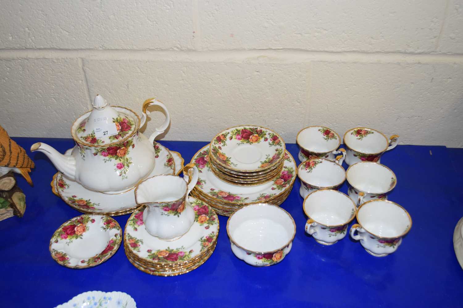 Lot 27 - Quantity of Royal Albert Old Country Rose tea...