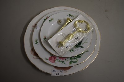 Lot 38 - Mixed Lot: Cake plate, Eastern Daily Press...