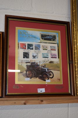 Lot 46 - 100 Years of British Motoring, signed by John...