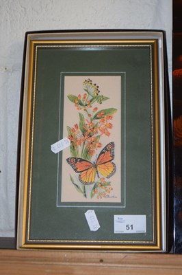 Lot 51 - Cashes of Coventry, framed silk picture of a...