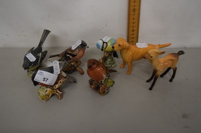 Lot 57 - A collection of Beswick birds and other animals