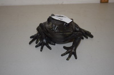 Lot 70 - Composition model of a frog