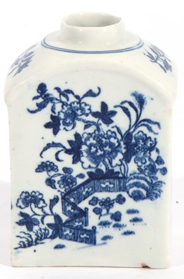 Lot 93 - Lowestoft Porcelain Tea Caddy c.1780