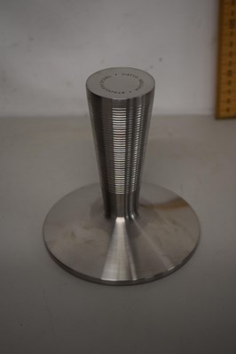 Lot 92 - A David Mellor stainless steel candlestick