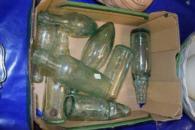 Lot 176 - Box of various glass bottles