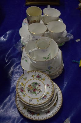 Lot 200 - Mixed Lot: Tea wares