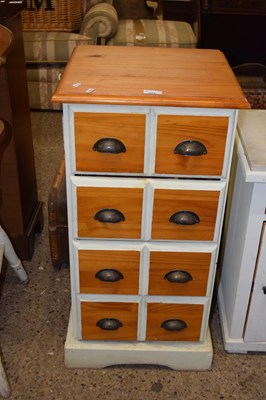 Lot 324 - Modern painted pine four drawer chest