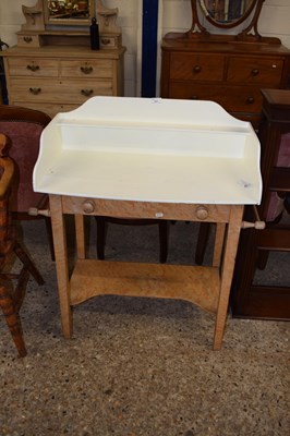 Lot 331 - A Victorian painted pine wash stand