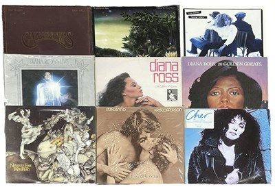 Lot 225 - A mixed lot of 12" vinyl LPs - famous...