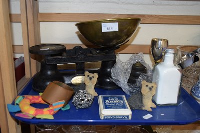 Lot 514 - Mixed Lot: Vintage scales and other assorted...