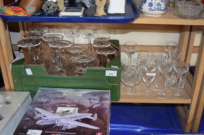 Lot 516 - Large Mixed Lot: Clear drinking glasses