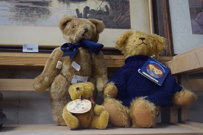 Lot 558 - Group of three small teddy bears