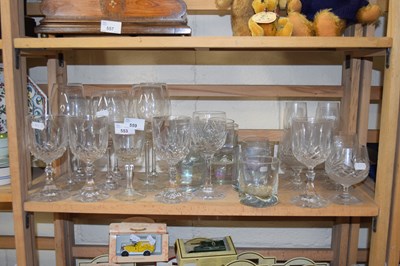 Lot 559 - Mixed Lot: Various drinking glasses