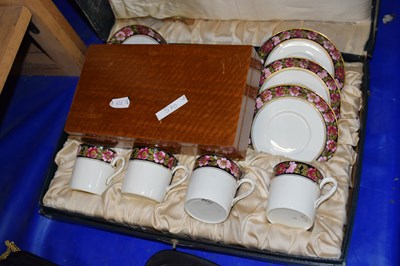 Lot 570 - An Allertons boxed coffee set together with a...