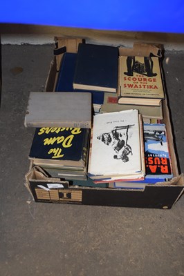 Lot 598 - One box of books, military interest