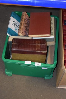 Lot 606 - One box of mixed books