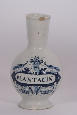 Lot 53 - An 18th /19th Century Delft jar probably Dutch...