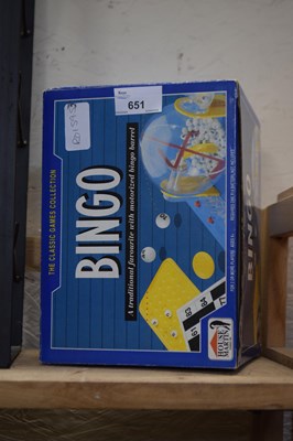 Lot 651 - Boxed bingo game