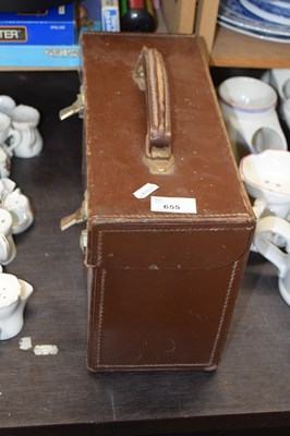 Lot 655 - Small leather case