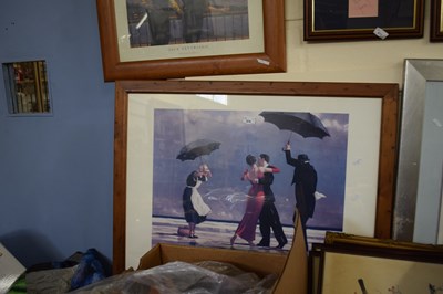 Lot 676 - A group of three framed Jack Vettriano prints