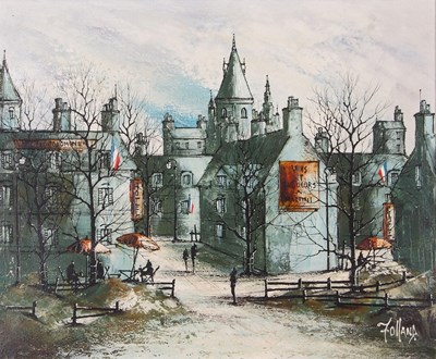 Lot 29 - Ronald Folland (1932-1999), French town scene,...