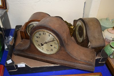 Lot 692 - Mixed Lot: Early 20th Century mantel clock