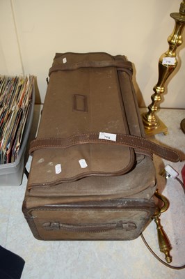 Lot 715 - Vintage canvas covered case