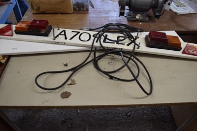 Lot 1054 - Trailer light board