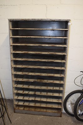 Lot 1110 - Metal workshop cabinet