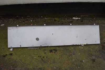 Lot 1122 - Commercial aluminium kitchen shelf