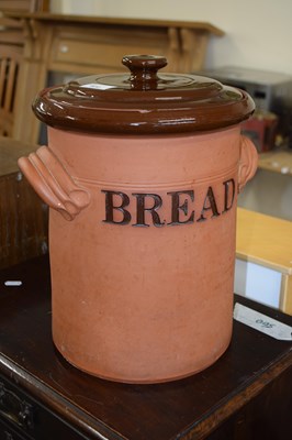 Lot 820 - A terracotta bread bin