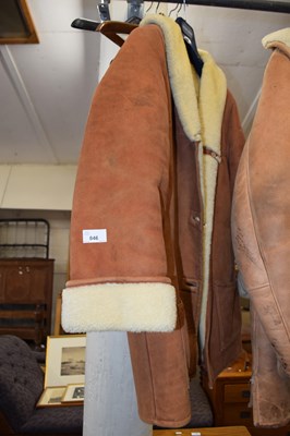 Lot 846 - A vintage sheep skin jacket