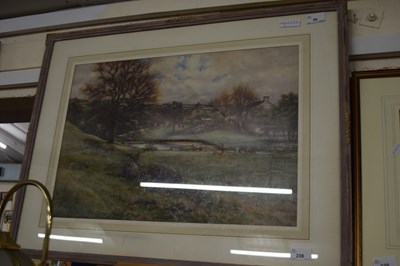 Lot 238 - J.D.Walker (1863-1925), Pastoral landscape...