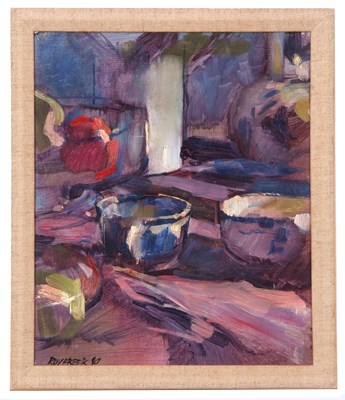 Lot 141 - Roy Freer ROI (1938-2021), Still life study,...