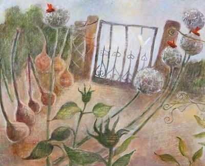 Lot 50 - Tessa Newcomb (b.1955), 'Sharp Orange Beetles',...