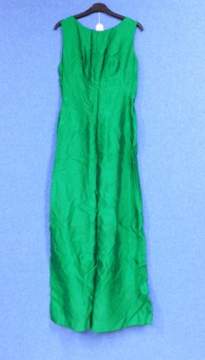 Lot 64 - A ladies custom made sleeveless evening gown,...