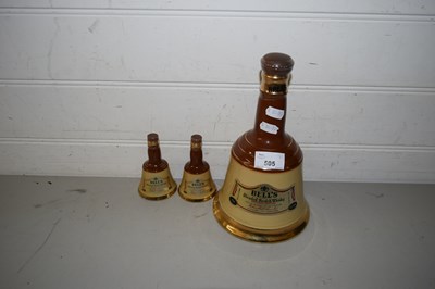 Lot 505 - THREE WADE WHISKY BELLS, SEALED AND FULL