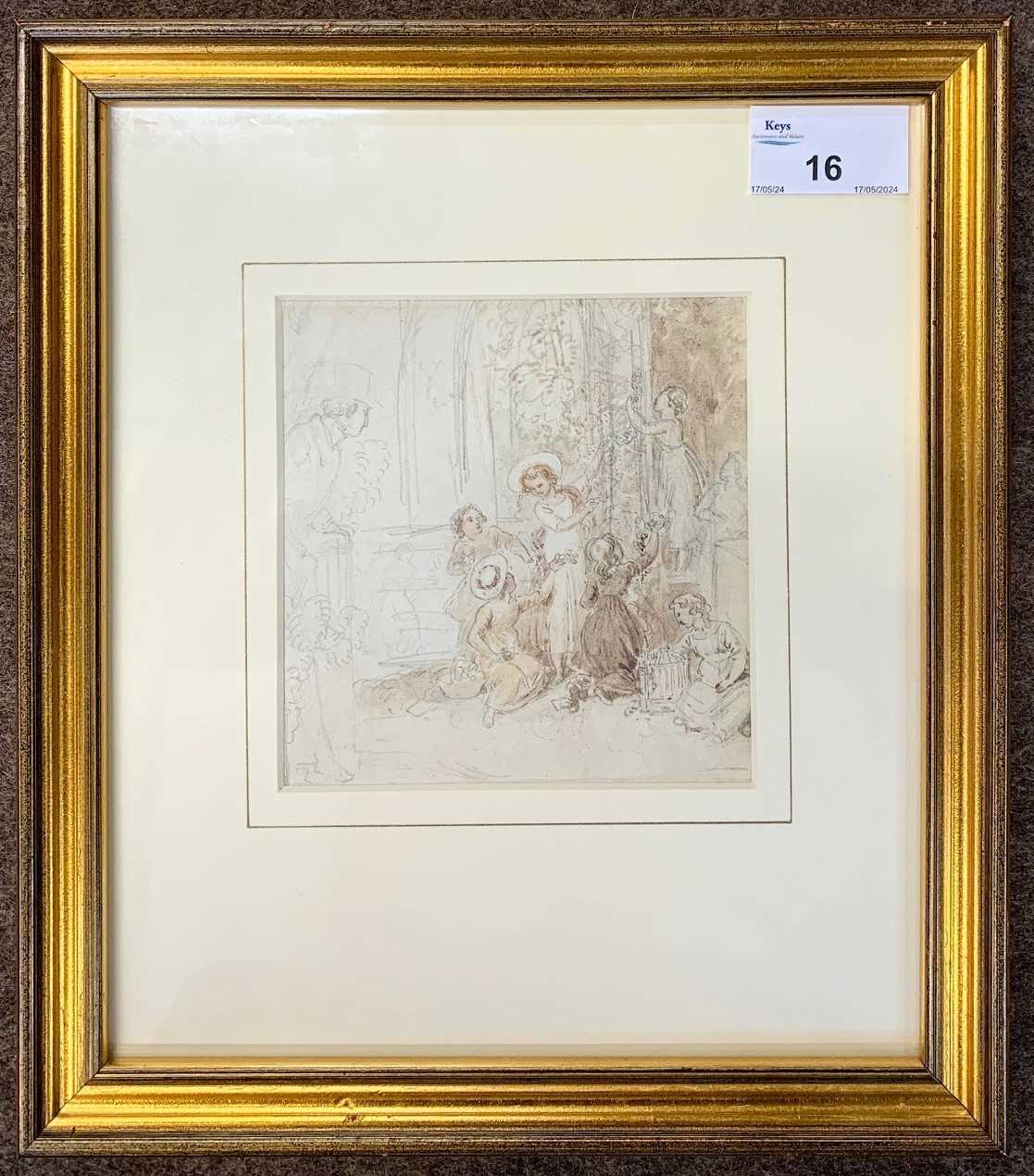 Lot 16 - Thomas Stothard RA (1755-1834), 'Harvest...